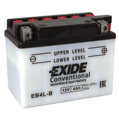 Baterie EXIDE BIKE Conventional 4Ah, 12V, EB4L-B