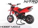 Nitro minimotard Hobbit 49cc červená