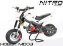 Nitro minimotard Hobbit 49cc bílá