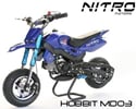 Nitro minimotard Hobbit 49cc modrá